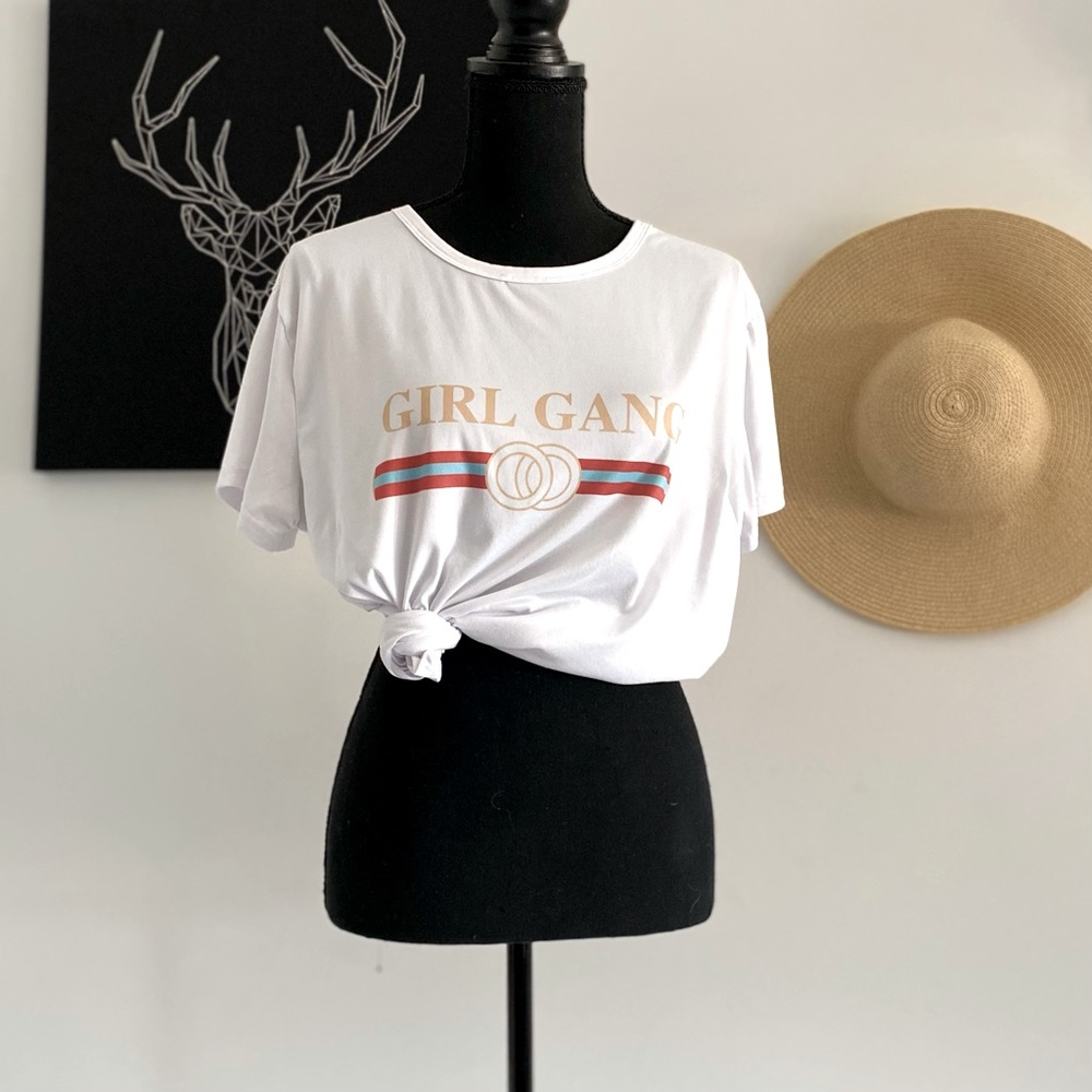 NWOT Girl Gang Cotton Tee